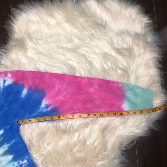 Vans tie dye crop sweatshirt sz Large - Picture 9 of 9